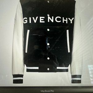 Givenchy mens two tone varsity jacket 50R EU
